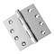 Embassy 4 x 4 Solid Brass Ball Bearing Hinge, Polished Chrome Finish with Flat Tips 4040BBUS26F-1 - alternate 1